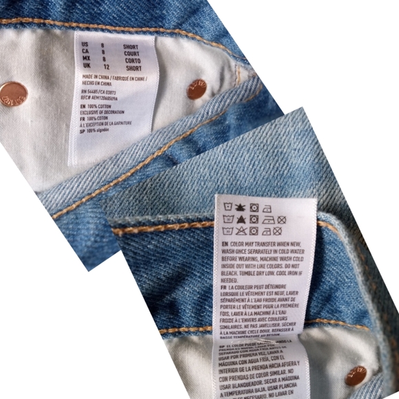 AMERICAN EAGLE Hi-Rise Girlfriend Distressed Jeans - Picture 3 of 11